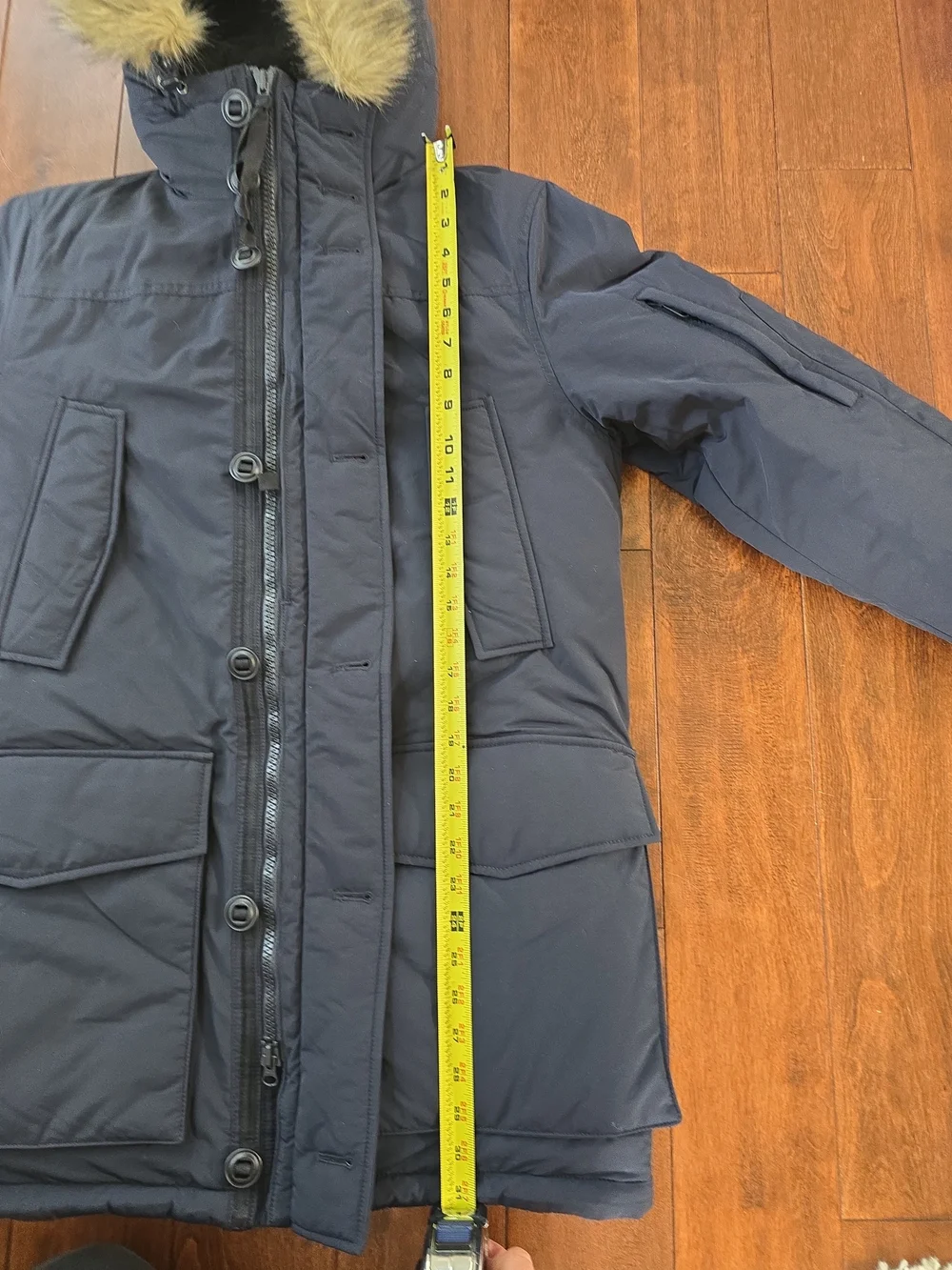 Men's J.Crew Nordic Field Parka Primaloft Navy Size Small